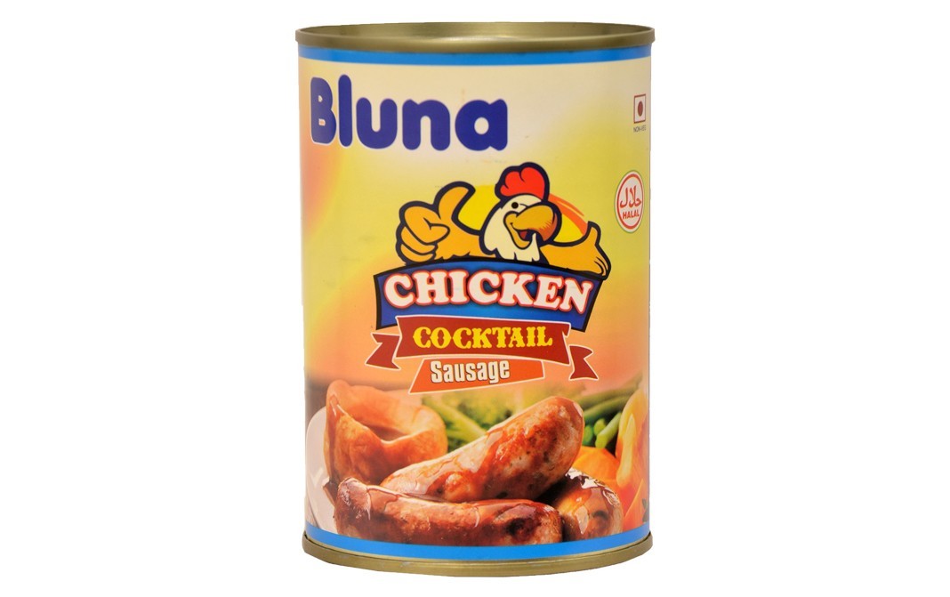 Bluna Chicken Cocktail Sausage    Tin  425 grams